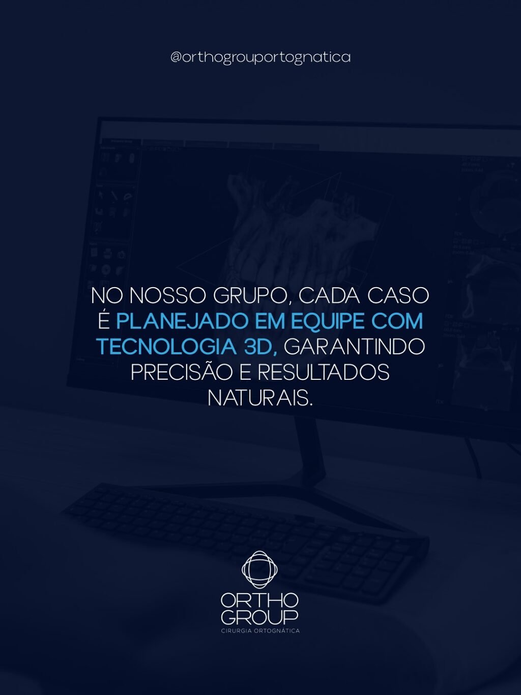 Instagram post from orthogrouportognatica. This post is in position 3.